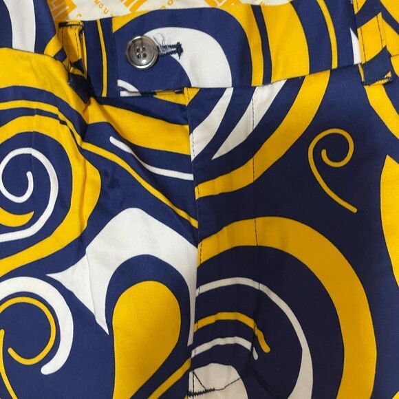 Loudmouth Golf Men’s Shorts Discontinued Size 36 Blue & Gold Splash - Picture 3 of 7